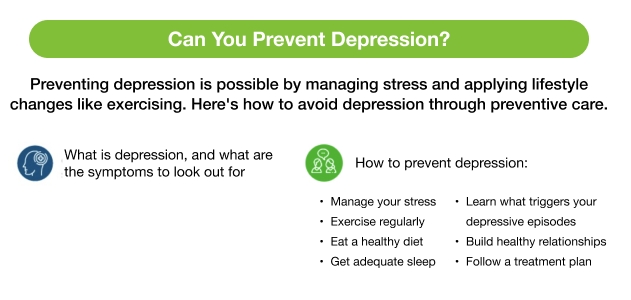 preventing depression  - key takeaways