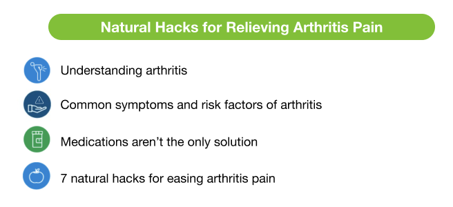 arthritis pain treatments - key takeaways