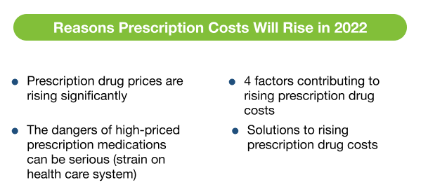 rising prescription prices - key takeaways